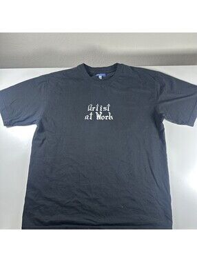 Market Studios Artist at Work Black Tee T Shirt Mens Extra Large